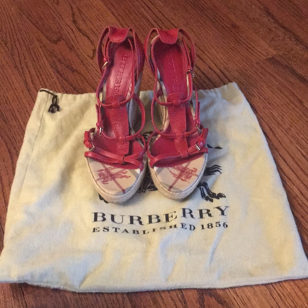 Burberry wedges